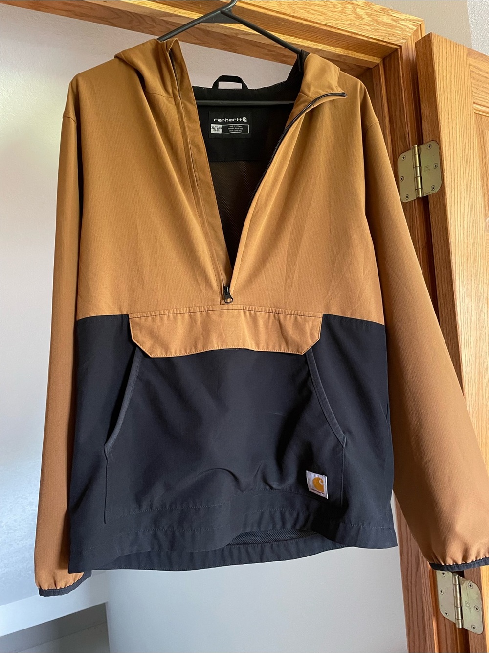 Carhartt Two-Tone Hooded Pullover - Brown & Black